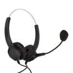 Call Center Headset 3.5Mm Plug Wired Computer Headphone With Noise Canceling Mic