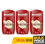 Old Spice Oasis Bâton Déodorant Teinté Vanille Alu-Free 50ml 3-pack