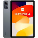 NK Redmi Pad SE Tablet, WiFi, écran 11", 4 Go/128 Go, résolution FHD+, taux de rafraîchissement de 90 Hz, Batterie de 8000 mAh, Couleur Grise