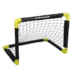 Dunlop Cage de Foot - But de Foot Enfant 50 x 44 x 44 cm - Mini But Pliable - Kit Entrainement Football pour Enfants et Adultes - Cage Foot Exterieur et Interieur - Noir/Jaune