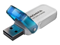 Adata Uv240 - Usb Flash-Enhet - 64 Gb - Usb 2.0 - Vit