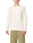 Urban Classics Men's Organic Basic Crew Sweater, Whitesand, S