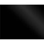 Non-Branded SBK 90 90 cm Coloured Glass Splashback - Black Glass