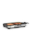 PLANCHA INOX ELECTRIQUE, 6 PERSONNES, REVETEMENT ANTIADHESIF CB630D10