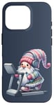 iPhone 16 Pro Fitness Gnome On Treadmill Running Machine For Women And Gym Case