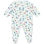 Pyjamas / Chemises de nuit Petit Bateau  Pyjama bébé Blanc - 12 mois