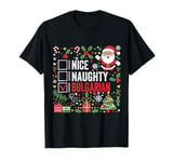 Nice Naughty Bulgarian Christmas Santa Claus Bulgaria T-Shirt