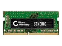 Coreparts - Ddr4 - Modul - 4 Gb - So Dimm 260-Pin - 2400 Mhz / Pc4-19200 - 1.2 V - Ej Buffrad - Icke Ecc - För Hp Elitebook 735 G5, 745 G5, 755 G5, 820 G4  Probook 450 G4, 455 G5, 640 G4, 650 G4