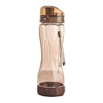 600ml/20oz Water Bottle Sports Water Bottle Sports Flask Waterbottles Leak Proof Small Water Bottle Kids Water Bottles Water Flask Large Water Bottle brown,600ml