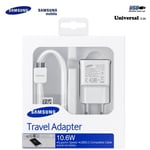 Samsung EP-TA10EWE Universal Adaptive USB Plug 2A Super Fast Laturi 10,6W + Micro USB 21pin kaapeli (EU Blister)