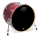 DW Performance Series Bass Drum 18x22 - Cherry Stain Gloss Lacquer