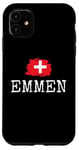 Coque pour iPhone 11 Emmen City Suisse Vacances Ville Femmes Hommes Suisse