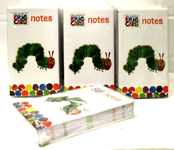 JOBLOT 13 x Eric Carle Hungry Caterpillar Tall Memo Jotting Notepad 300 Sheets