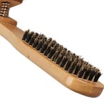 Wooden Hair Straightener Brush Prevent Hair Scalp Damage Double Sides Hair B SG5