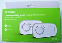 FIREANGEL FA3313-T2 CARBON MONOXIDE ALARM TWIN PACK with 4 x AA 12/2035 expiry