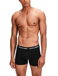 JACK & JONES Men's JACJON Trunks 2 Pack NOOS Boxer Shorts, Black/Detail:Black, XXL