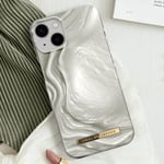 Coque pour iPhone 13 Luxe Ultra fine Luminous Pearl iDeal of Sweden Argent