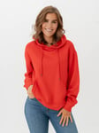 MSCH Copenhagen Ima Q Icon Hood Sweater - Dame - Rød - XS/S