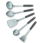 Salter Megastone 5 Piece Utensil Set Silver