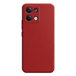 EIDERWOOD Xiaomi Redmi Note 13 Pro (5G) / Poco X6 Matt Fleksibelt Plast Deksel - Rød