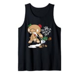 Gloomy Bear Naughty Grizzly Christmas You Better Watch Out Tank Top