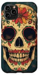 iPhone 11 Pro Skull Mexican Sugar Skull art Sugar skull Floral Case