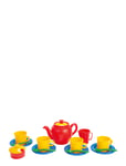 Dantoy Tea Set In Net L:19 Cm 17 Pcs Multi/patterned