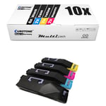 10x Toner for Kyocera TASKalfa 400 500 552 ci, TK-855 CMYK