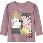 Name It Nmfdamina Peppa Gris genser småbarn, Elderberry