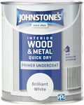 Johnstone ' S -  Quick  Dry  Gloss  Primer  Undercoat -  Brilliant  White -  Wat