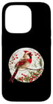 Coque pour iPhone 14 Pro Red Cardinal Christmas Bird Pyjama Merry Christmas