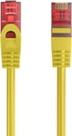 Câble Patch Ethernet Cat 6 U/Utp, Transmission Jusqu'À 1Gigabit, Awg 26/7, 2 Connecteurs Rj45. Idéal Pour La Transmission Par Fibre Optique Avec Des Liaisons Gigabit/Lan, 2M, Jaune[X3701]