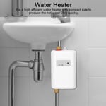 White Mini Tankless Hot Water Heater Bathroom Kitchen Washing For Hot An