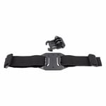 Support de casque GoPro HERO avec sangle élastique noire réglable Xon