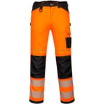 Portwest - Pantalon PW3 Hi-Vis Work Orange/Noir m - FR(42) - UK(33)