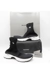 NEW BALENCIAGA Mens Trainers Black Speed 3.0 Sneakers High Top Sock UK 8 EU 42