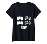 Womens Bad Bad Bad Bad Boy V-Neck T-Shirt