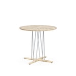 Carl Hansen - E022 Embrace Outdoor Series Table Ø 80 cm, Teak - Matbord utomhus - Träfärgad - Trä