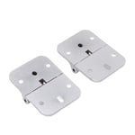 2Pcs Door Hinge Limit Wardrobe Positioning Hinges Cupboard 180 Degree Zinc