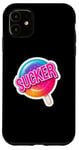 Coque pour iPhone 11 Bonbons Funny Sucker Lolly Pop Lollypop Colorful Sweet Tooth