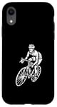 Coque pour iPhone XR Motif Vélo Drôle Dessin personnalisé D’un Cycliste Original