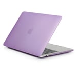 MacBook Air 13 (2020/2019/2018) - Mat Hard Cover Front+Bagcover - Lys Lilla