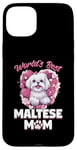 iPhone 15 Plus Maltese Dog Breed Pet World's Best Maltese Mom Case