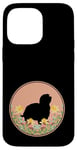 Coque pour iPhone 14 Pro Max Coton De Tulear - Chien Maman Papa Floral Fleur Mignon Jolie