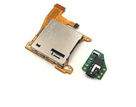 Game Card Slot Socket Board & Headphone Headset Port Replacement Compatible With Nintendo Switch Lite