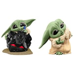 Hasbro Star Wars The Bounty Collection Series 5, Grogu Figures Pack of 2, Helmet Fun, Peek Game Toy for Children from 4 Years, 5.5 cm, Multi, F5941