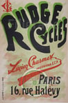 RUDGE VéLO/CYCLES Rfkj - POSTER HQ 80x120cm d'une AFFICHE VINTAGE