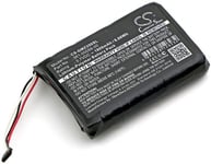 Kompatibelt med Garmin ZUMO 390LM, 3.7V, 1800 mAh