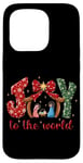 iPhone 15 Pro Joy To The World Nativity Scene Christmas Case