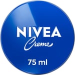 NIVEA Creme Tin (75ml), Moisturising Cream for Soft and Supple Skin Daily Use